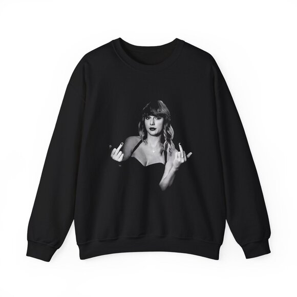 Taylor Swift Middle Fingers Sweatshirt - Picture 1 of 2